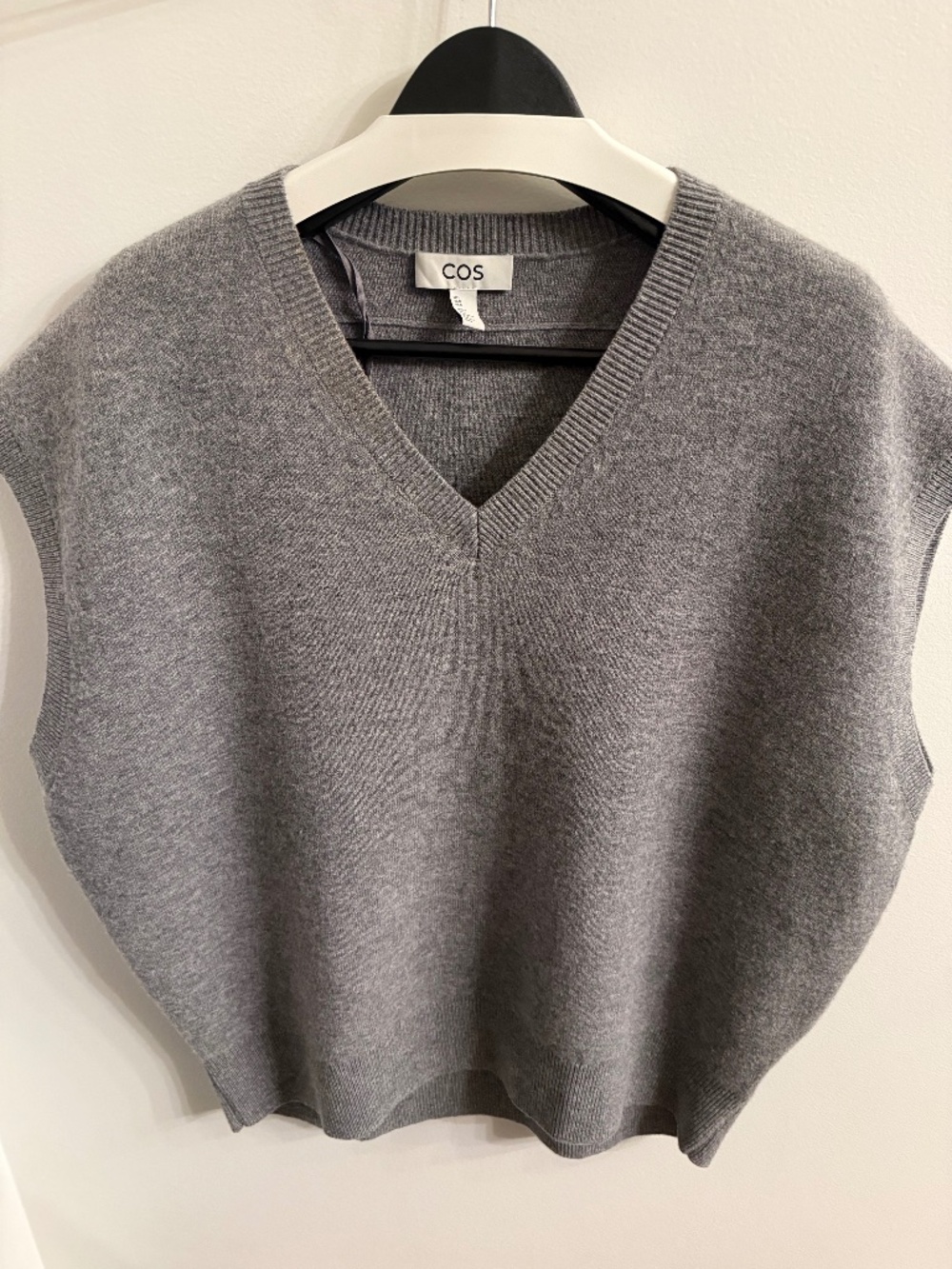 Cos wool oversized vest, size Large
